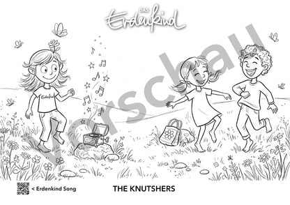 Das Erdenkind Ausmalbilder - 5 teiliges Set (zum Ausdrucken A4 - PDF)