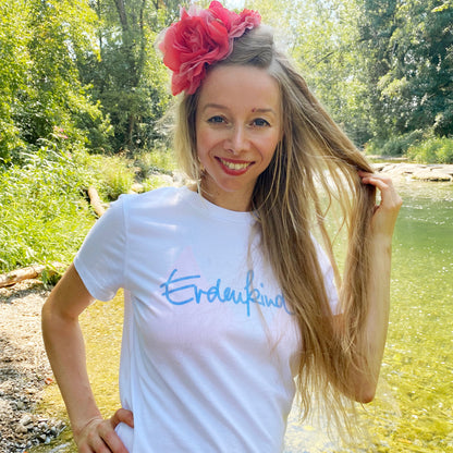 Bio Erdenkind T-Shirt für Frauen (weiss)