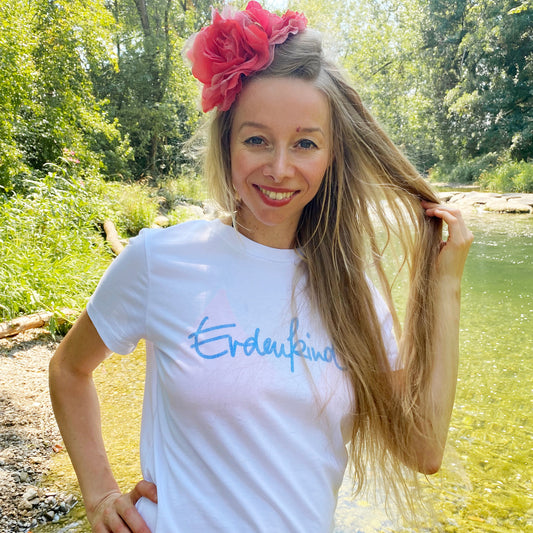 Bio Erdenkind T-Shirt für Frauen (weiss)